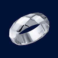 обручальное кольцо из белого золота 921669 фото дворец обручальных колец фото 2