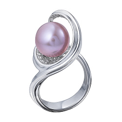 Кольцо с розовым жемчугом Aphrodite 921695Ж