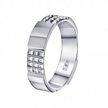 Обручальное кольцо из белого золота 710-000-292