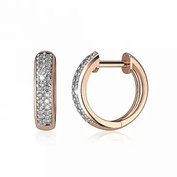 Серьги с бриллиантами 912138Б